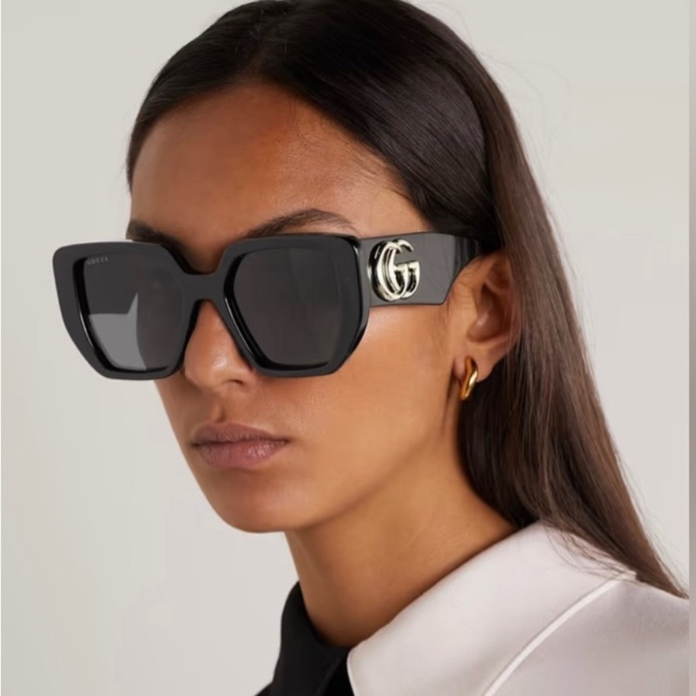 NEW GUCCI GG0956S 003 BLACK SUNGLASSES GUCCI WOMEN’S EYEWEAR GUCCI GG0956S